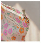 Calendula floral double fabric DELICATE makeup storage bag