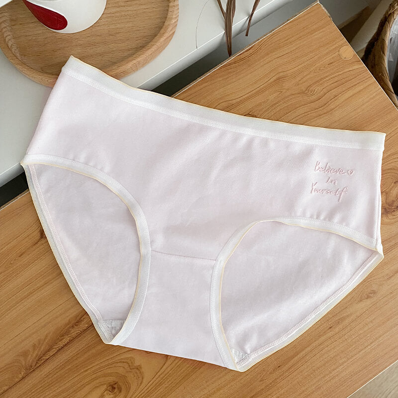 BELIEVE IN YOURSELF ANTI-BACTERIA PURE COTTON COMFORT PANTY