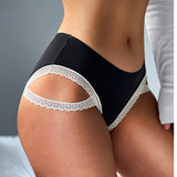 NO SHOW LACE EDGE SEXY COMFY PANTY xccscss.