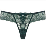 FRENCH STYLE FLORAL LACE THONG CROSS SEXY LINGERIE xccscss.