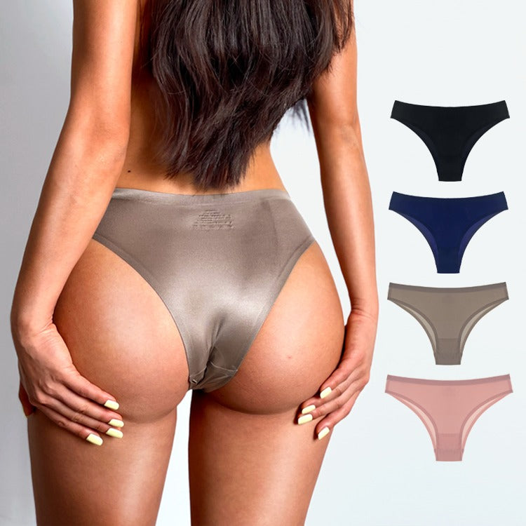 PURE COLORS ICE SILK SPORTY SEAMLESS COMFY THONG