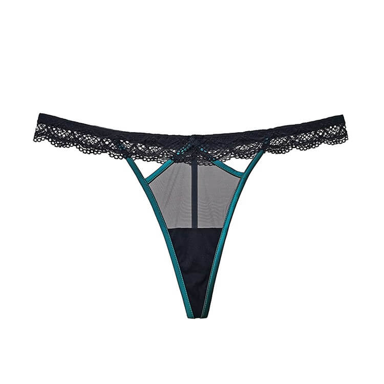ALLURE SHINE LACE STRING THONG