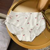CHERRY WAFFLE COTTON COMFY PANTY