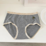 LITTLE FLOWER embroidery DRALON FABRIC WARM WINTER PANTY